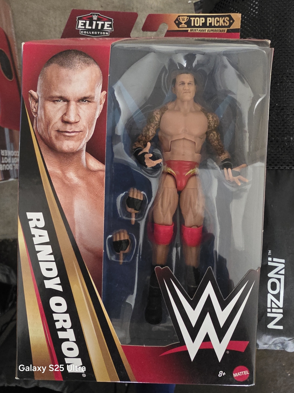 WWE Elite Collection Randy Orton Action Figure - Red & Black Gear All 3 Unopened